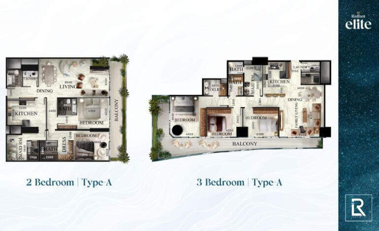 2 & 3 Bedroom